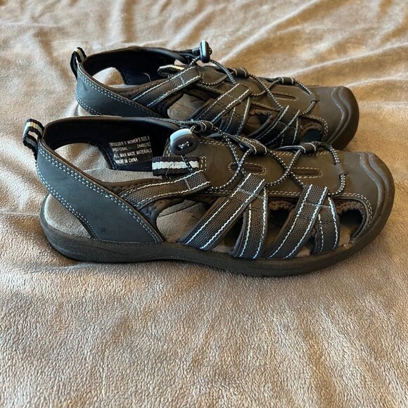 Women's Alpine Design Outdoor, Boulder II, Blue sandals, anti-microbial, Size 8 - Picture 3 of 7